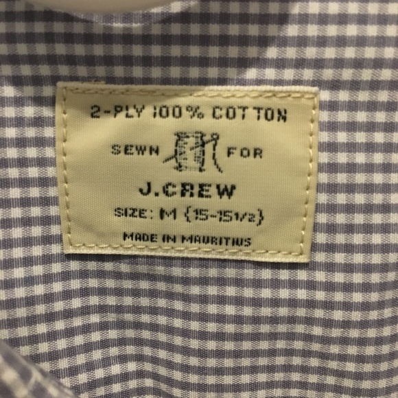 Men's J. Crew Dress Casual Shirt Size Medium - Picture 4 of 6